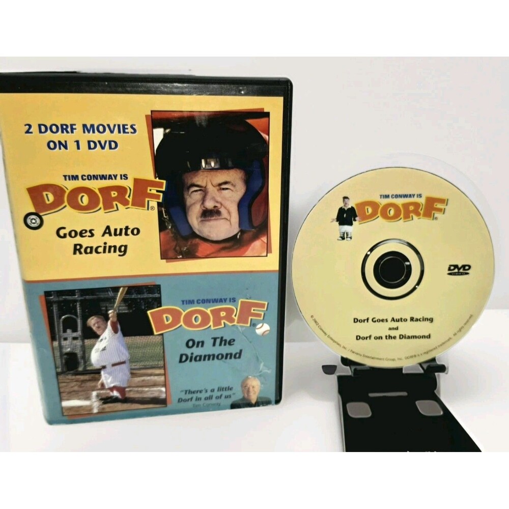 Tim Conway Is Dorf 2 Movie Collection DVD Goes Auto Racing On The Diamond